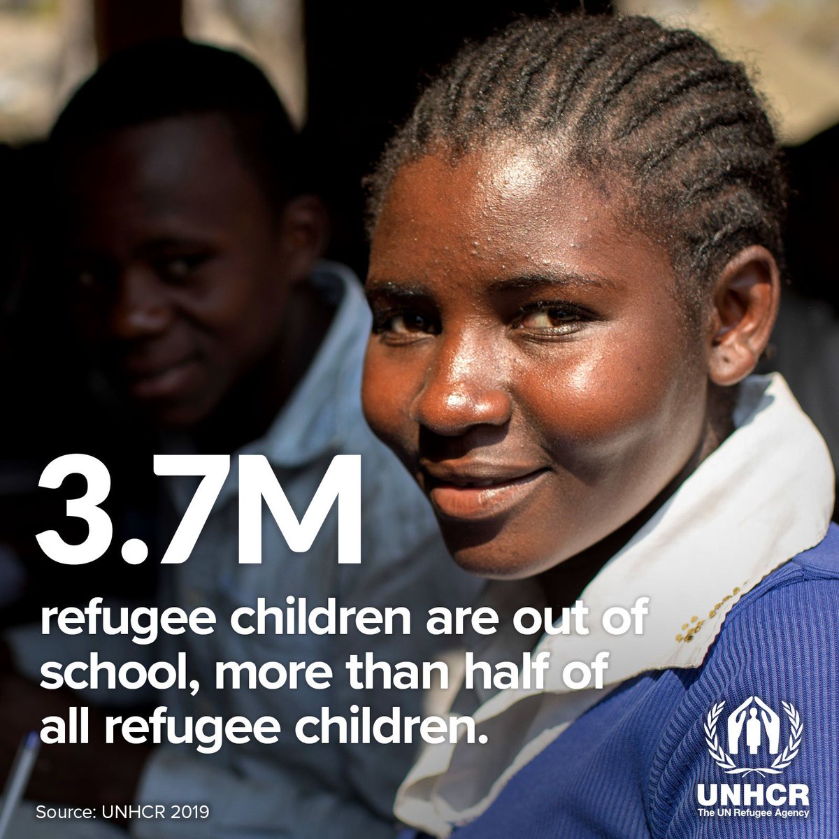RefugeesCSEE's tweet photo. In a world of conflict and upheaval, we are missing out one of the best investments there is: the education of young #refugees. This is not an expense, but a golden opportunity

3.7 million refugee children are out of school

https://t.co/ssmHJqcDMc

#Steppingup
#RefugeeEducation https://t.co/BjoWXSN15c