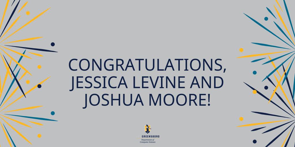UNCG_CompSci's tweet image. Congrats to Jessica Levine and Joshua Moore for each winning a $500 scholarship in a recent Cyber FastTrack competition!
medium.com/cyber-fasttrac…
#UNCGCompSci #UNCG #UNCGWay