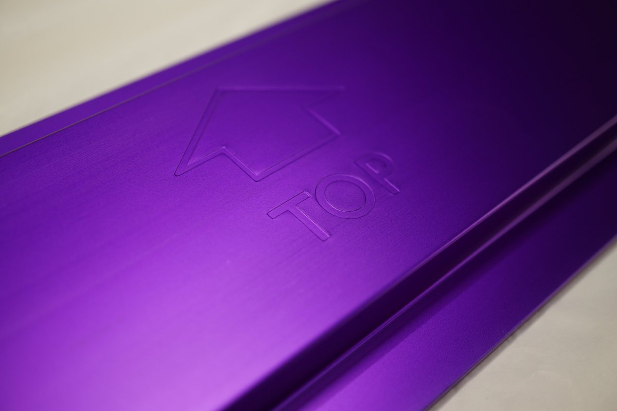PPCAnodising's tweet photo. Another new colour, Purple anodising. #purple #anodising #Aluminium #anodised https://t.co/Oa4aZdnBzH