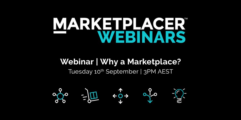 MARKETPLACER WEBINARS | Want to learn more about what's driving businesses to create marketplaces? Join us for a free webinar on Sept 10th at 3PM AEST➡️https://t.co/Te0DwaArp0
#webinar #marketplaces #ecommerce #dropship #unifiedcommerce https://t.co/piyVM8jHB5