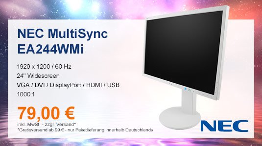 Großlieferung Monitore und PCs eingetroffen! Notebooks reduziert! 

NEC MultiSync EA244WMi für nur 79 €:
itsco.de/24-tft-monitor…

Ihr erhaltet unseren Newsletter noch nicht?
Dann schnell anmelden: itsco.de/newsletter