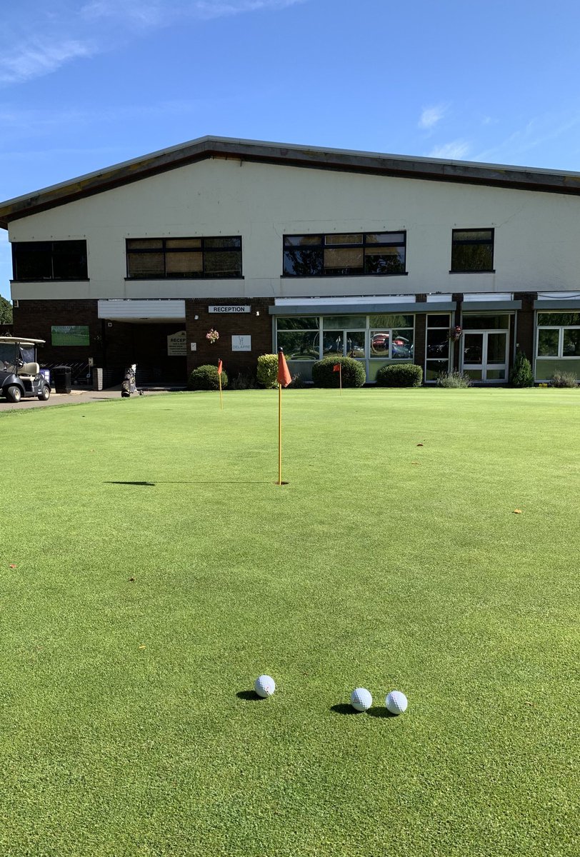 BazRandall's tweet photo. Stopped at @DelapreGolf today for a cheeky practice session. So enlightening to see youngsters wearing what they want, being made to feel welcome and enjoying the game. Great range and decent putting green too. Well done to all involved 👍 https://t.co/KLl6bb8enL