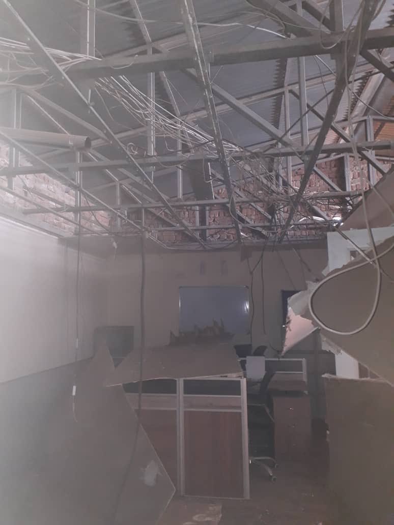 LogisticLineage's tweet photo. If situation remain so, you think people will invest in Kabul? This is third time we are rebuilding our office... @ashrafghani @USAIDAfghan @USACEinAfg https://t.co/FTq0abj3w0