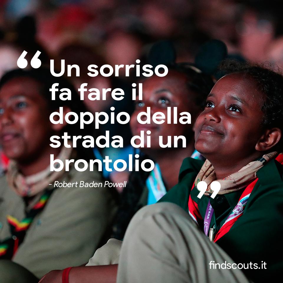 FindScouts's tweet image. "Un sorriso fa fare il doppio della strada di un brontolio"
- Robert Baden Powell

I campi estivi sono ormai terminati e il nuovo anno è alle porte. Come iniziare al meglio se non con un sorriso? 😊

▶️ findscouts.it

#agesci #cngei #fse #masci #scout #wsj