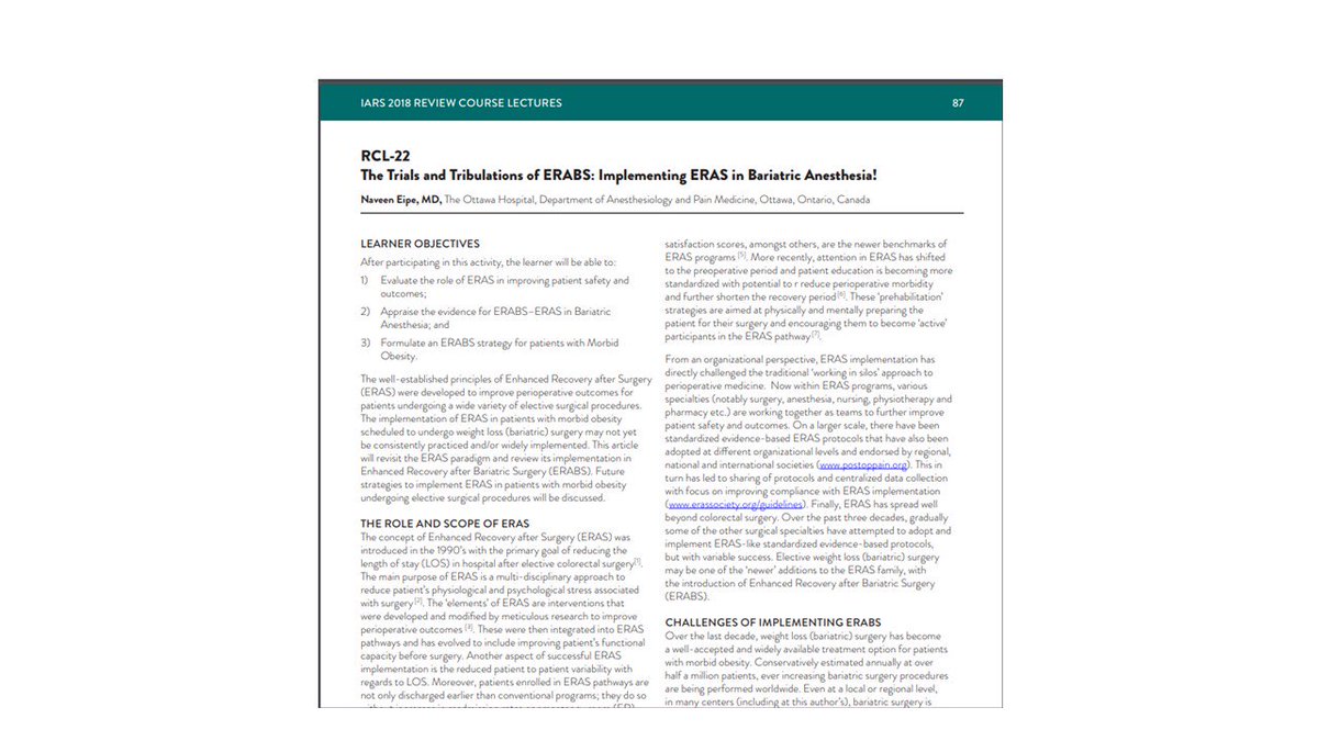 NaveenEipe's tweet photo. @morganckelly Sure, already changed #ERAS to #ERABS for #Bariatrics!
Ping
@Ron_George @ISPCOP_notes @SOBAuk @ESPCOP https://t.co/aUSg3GXZA7