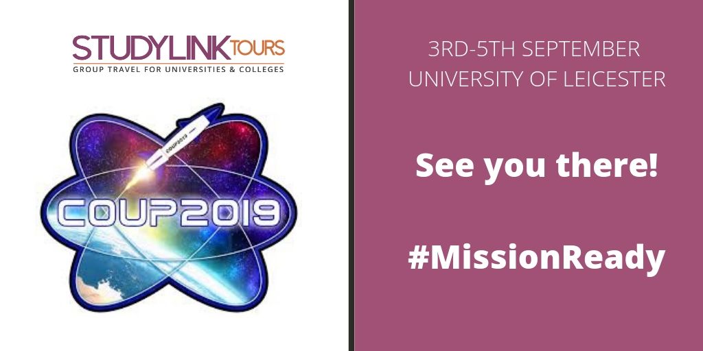 StudyLink Tours (@studylinktours) on Twitter photo Are you #missionready? StudyLink will be at <a href="/uniofleicester/">University of Leicester</a> for #COUP2019 tomorrow. Don't forget to stop by stand 58 to speak to our friendly team! #NEUPC #UniversityProcurement #MissionReady Are you #missionready? StudyLink will be at <a href="/uniofleicester/">University of Leicester</a> for #COUP2019 tomorrow. Don't forget to stop by stand 58 to speak to our friendly team! #NEUPC #UniversityProcurement #MissionReady