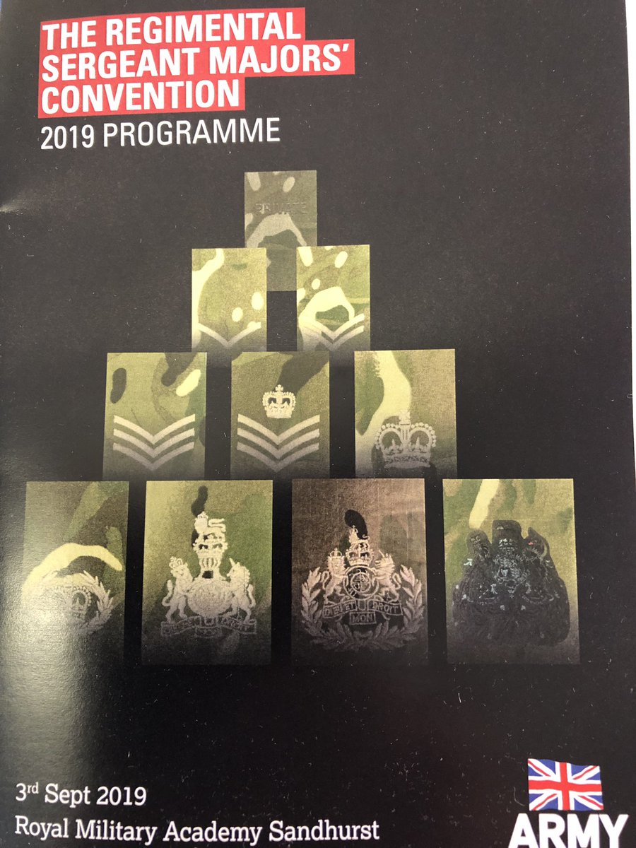 YeomanWarder417's tweet photo. Just arrived ready to start a couple of days of meeting and listening to speakers at this years Gathering. #GettingBusinessDone @Empowrd_Soldier @ArmySgtMajor @ulsterrifle @SCHINF_SM @RSM_ASC #Empowerment #DrumMajor #Leaders #BeInspired ๐๐ปโโ๏ธ https://t.co/TqdSRQvOwP