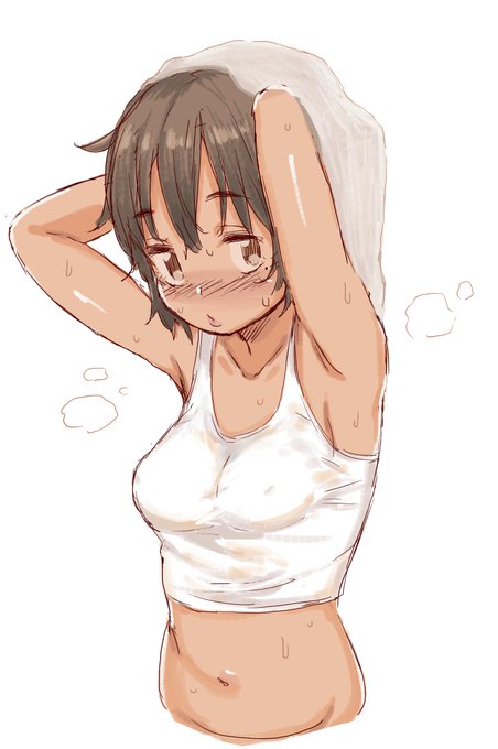 絵チャで描いた女の子。腋が描きたかった 