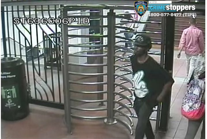 NYPDTransit's tweet photo. This guy committed a lewd act on the J train in Manhattan back on June 16th and harassed a young woman who fought him off, now we need your help identifying him- If you know who he is, or where he is, please call @NYPDTips at #800577TIPS #TheCallisYours https://t.co/Mbo3NWsZsE