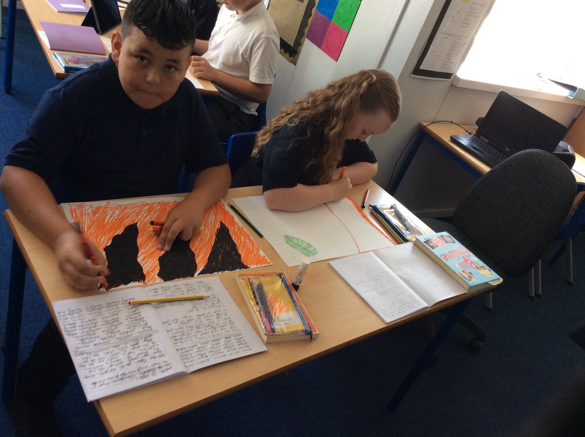 class_oaks's tweet photo. Class Oak are starting their double page spread all about tigers #takeonepictureweek #teamsnape #classsix #teamoak https://t.co/wau0VWiQZW