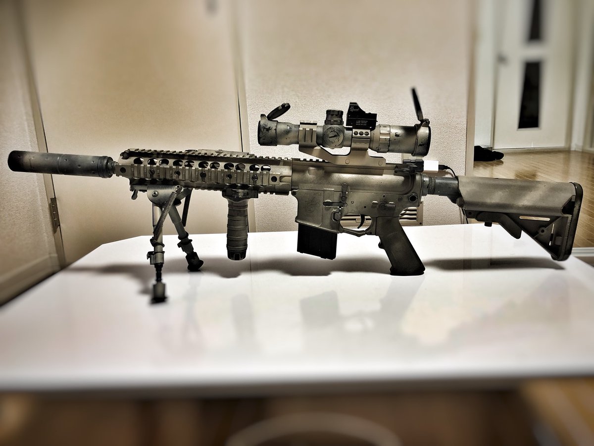 2022超人気 サバゲー銃 M4 マークスマン使用 en-dining.co.jp