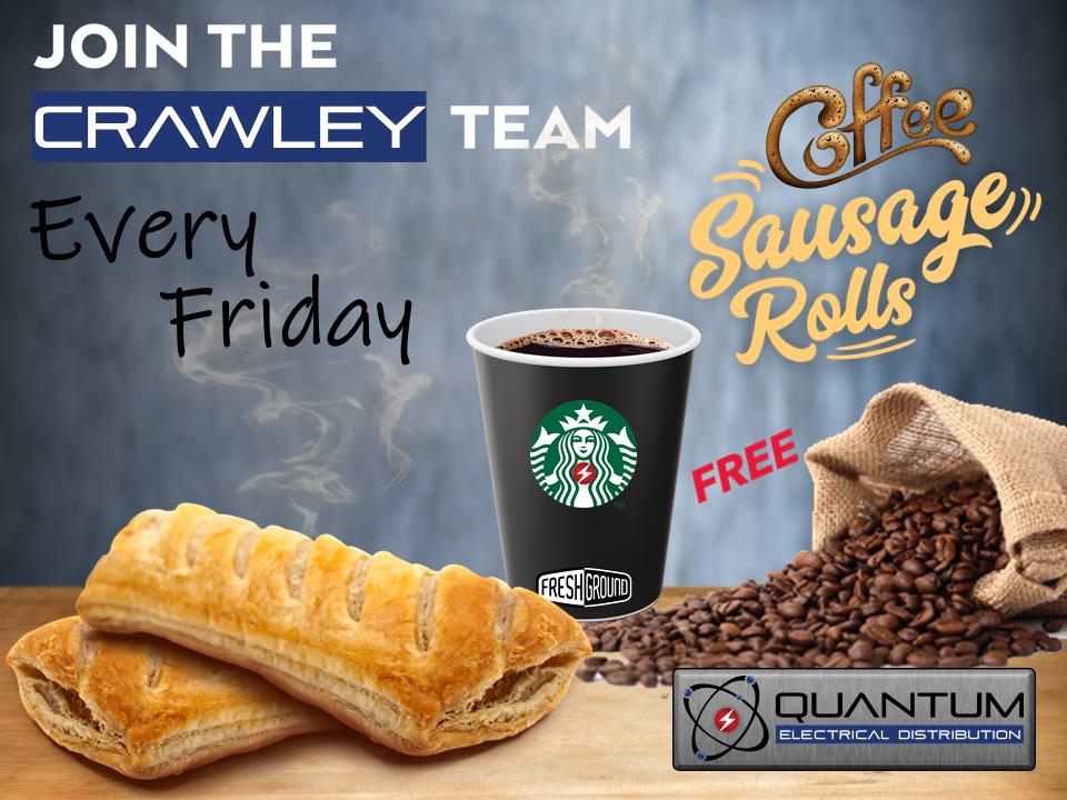 QEDLTD2's tweet photo. Get the perfect start to your day with a FREE Doughnuts, Sausage Rolls &amp; Hot drinks on our trade counter with any purchase!

From 7am onwards Mondays, Wednesdays and Fridays!

#perfectstart #thebestornothing #breakfast #doughnut #doughnuts #sausagerolls #quantumelectrical https://t.co/Us9jqAnVru