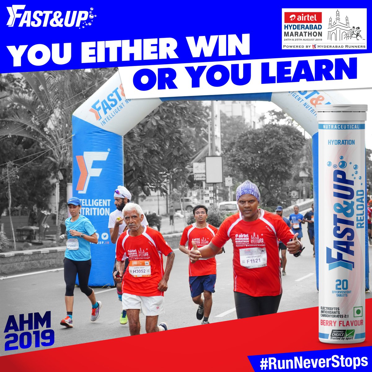 FastandUp_India's tweet photo. There is no such thing as losing, as long as you challenge yourself.

Shop Now: https://t.co/s95NnPgbXG

#FitWithFastandUp #AHM #ChallengeYourself #Marathon #Running #FuelYourDreams #RunNeverStops #TuesdayMotivation https://t.co/sA7Plv49vI