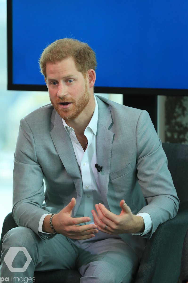 The Duke of Sussex at the A'DAM Tower in Amsterdam during the launch of a new travel industry partnership.

📷Gareth Fuller/PA Images - contact us at go.paimages.co.uk/ContactUs 

#RoyalFamily #DukeofSussex
