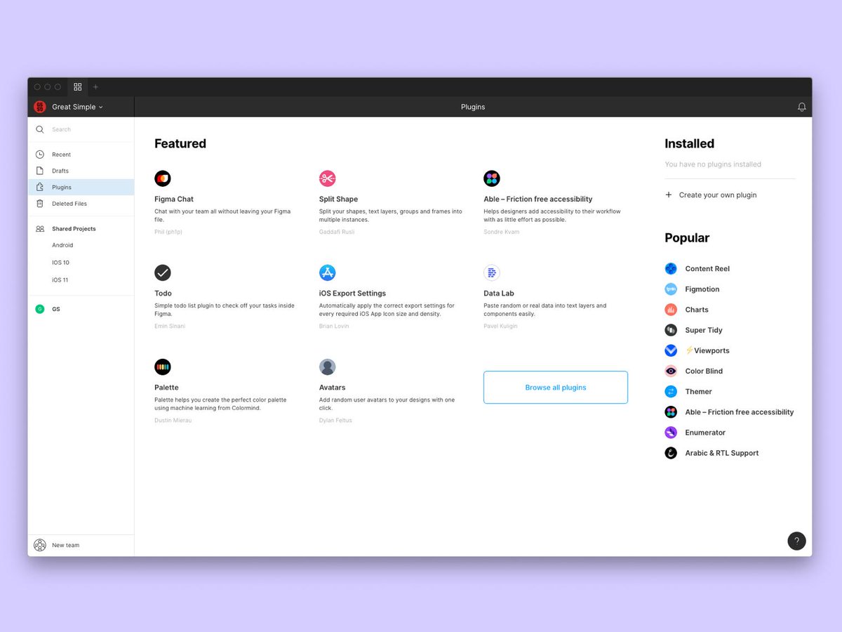 As we all know, Figma just started to support plugins. This is truly a great thing, however, there is no need to overestimate its importance. In this article we’ll try to find out what that update really means in regard to the everyday workflow.

files.design/blog/figma-plu…