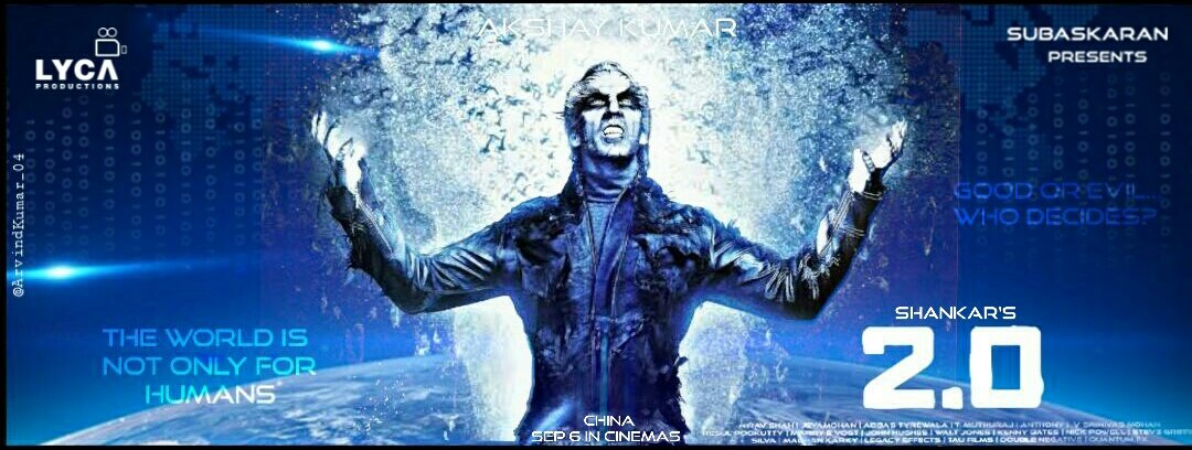 ArvindKumar_04's tweet photo. #2Point0InChina #2PointOFromSep6 our SUPERSTAR THALAIVAR @rajinikanth @akshaykumar @iamAmyJackson @arrahman @resulp @shankarshanmugh @LycaProductions @SacnilkEntmt @kerala_tracker @RIAZtheboss @offl_Lawrence @karthiksubbaraj
#Poster3
All Akshay sir fans kindly share if you like https://t.co/K6mE6THwqF