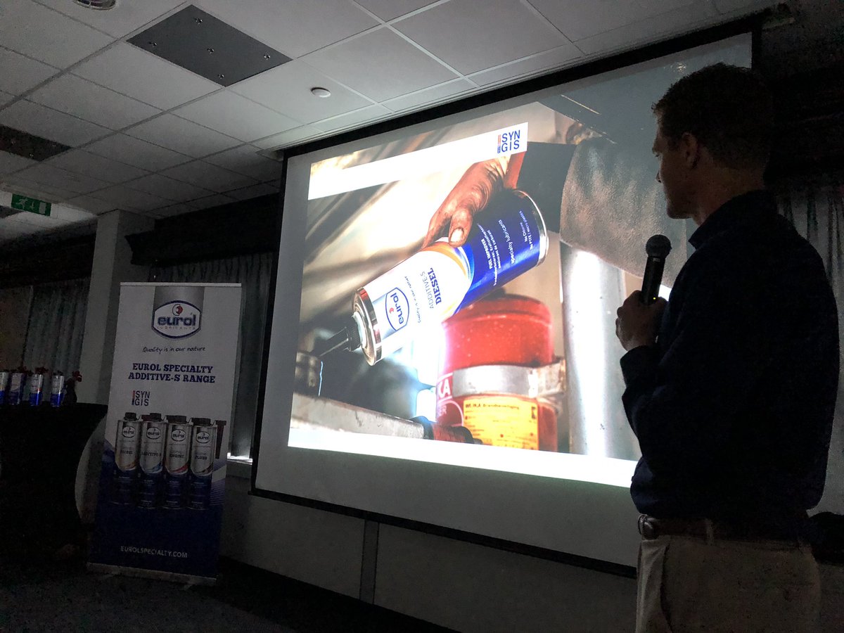 eurol_global's tweet photo. Launch of the Eurol Specialty Additive-S product line with SYNGIS Technology!#TransportCompleet #innovative #fuelsavings #lessfriction #enginepower https://t.co/RIvqd7mJN8