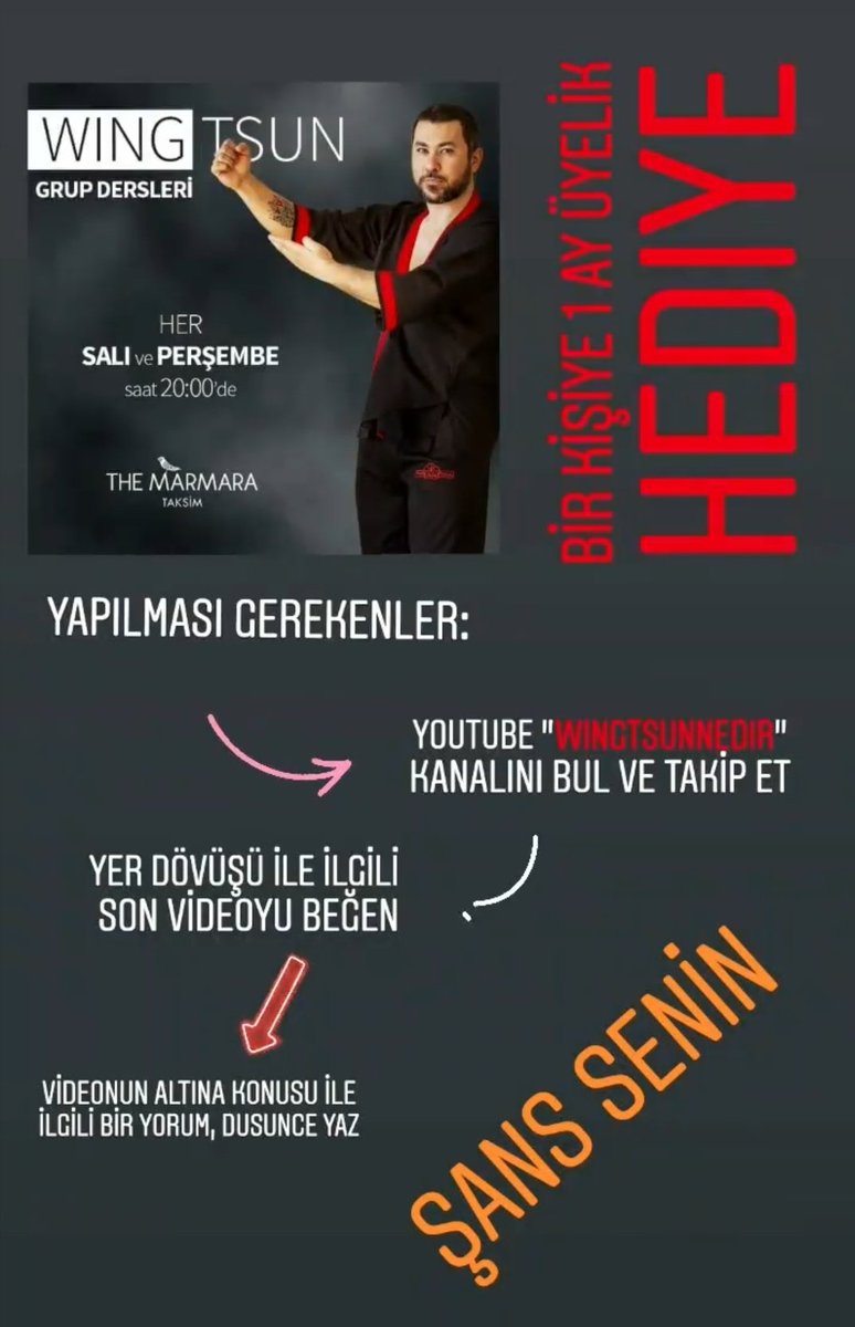 Bu Twitit RT yapıp resimdeki adımları izleyenlerden 1 kişi 1 ay ücretsiz üyelik kazanıyor.