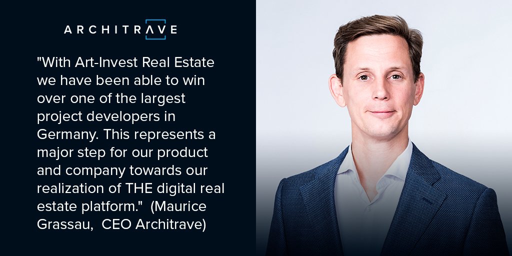 Architrave proudly announces <a href="/ArtInvestRE/">Art-Invest</a> as a new client and investor. We have grown our platform to 3,900 digital assets with a combined value of 80 billion euros. Welcome on Board <a href="/ArtInvestRE/">Art-Invest</a> and <a href="/bitstonecap/">BitStone Capital</a>! 
#PropTech #CRE #digitisation

Learn more: ow.ly/tmZf50vUyv5
