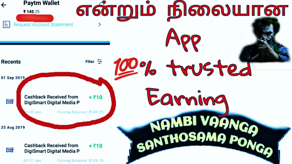 EarningsTrusted's tweet photo. #TrendStars
Link - https://t.co/CnyR2Rr6ue
๐ธ๐ฐ๐ฏ% trusted payment
"""Nambi vaanga Santhosama ponga""" https://t.co/daQHqDOESf