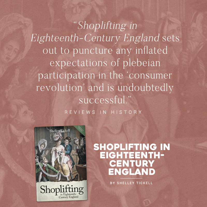 Boydell & Brewer (@boydellbrewer) on Twitter photo Thank you <a href="/ReviewsHistory/">Reviews in History</a> for your review of Shelley Tickell’s Shoplifting in Eighteenth-Century England, published in association with <a href="/EcHistSoc/">Economic History Society</a>
Read the review: boybrew.co/2ltzbsC
Read the book: boybrew.co/2MHmMJp
#EighteenthCentury #Twitterstorians Thank you <a href="/ReviewsHistory/">Reviews in History</a> for your review of Shelley Tickell’s Shoplifting in Eighteenth-Century England, published in association with <a href="/EcHistSoc/">Economic History Society</a>
Read the review: boybrew.co/2ltzbsC
Read the book: boybrew.co/2MHmMJp
#EighteenthCentury #Twitterstorians
