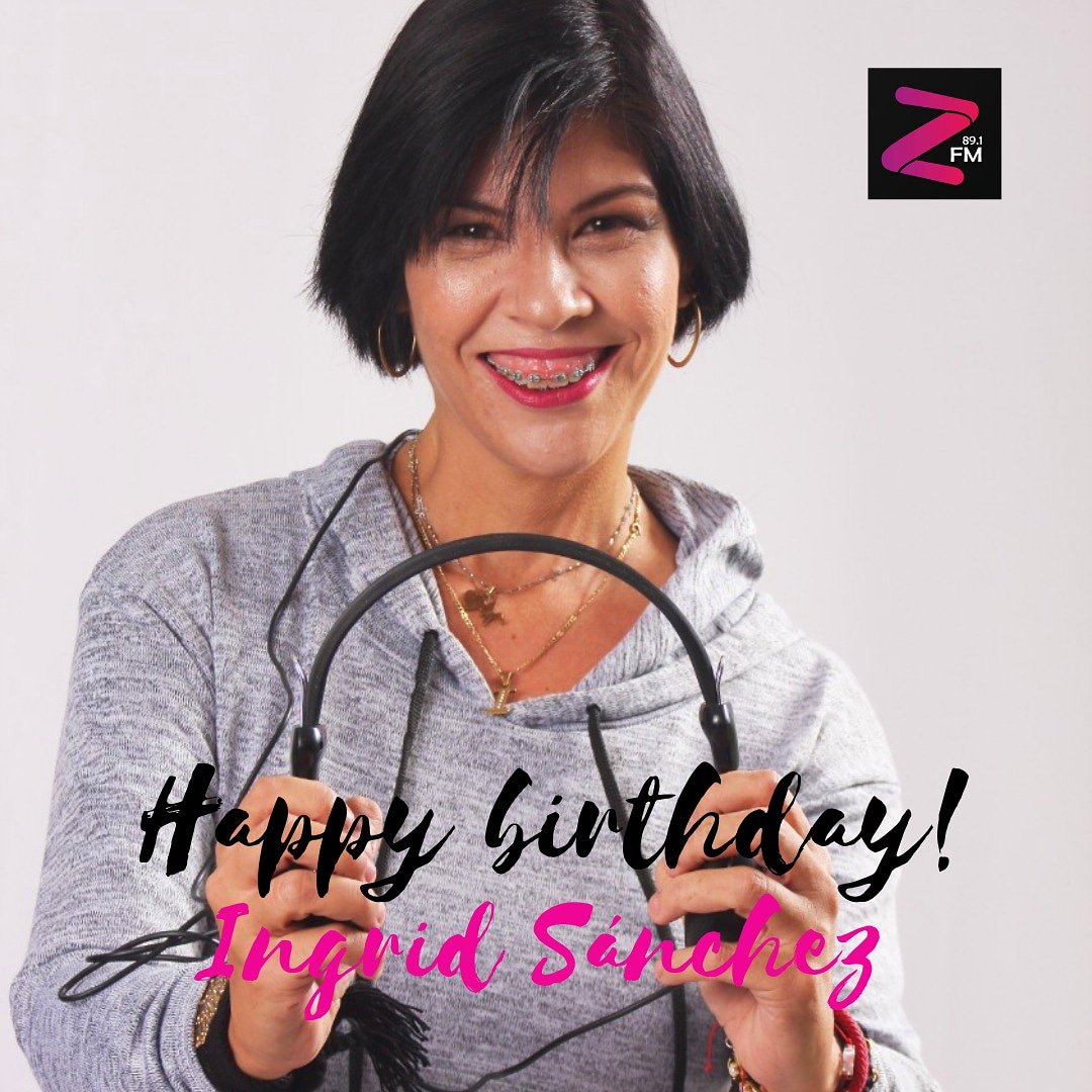 z89fm's tweet photo. #CumpleañosFeliz 🎊
Ella es amiga, voluntaria, humana, humilde, alegre, noble, pero sobretodo una chica muy talentosa. Sí,  así es @ingridsanchez42, talento y sello  trujillano.
Hoy está de cumple. Aprovecha y deséale un muy #FelizCumpleaños🎁🎂 
#CumpleañeraZ #SoyZ89FM #Z89FM https://t.co/AzTAOoE6Ha