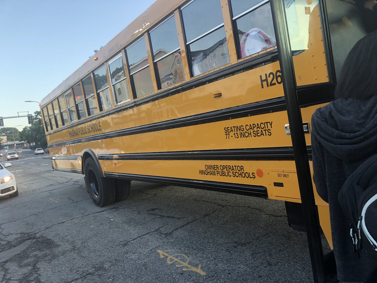 Welcome Back Everyone!!! Our METCO students are off to Hingham bright and early. Wishing all students a safe and successful academic year.