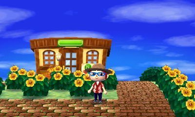 As とびもり280目 数日前に撮影したカフェ前 かわいらしく低木にしてみました どうぶつの森 Animalcrossing Acnl T Co R2oqmstvy3 Twitter