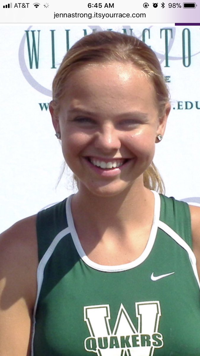 ErwinCindy's tweet photo. Today to honor Jenna’s life, do a thankless act for someone!  Open a door, pay it forward for the person behind you in line, help someone who is struggling. Jenna lived life to the fullest &amp; always had a goofey smile! @runforjenna #JennaParlette https://t.co/1SUHrqLAy1