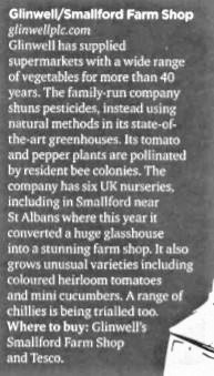 Great write up in <a href="/hertslife/">Hertfordshire Life</a> about Glinwell and our Farm Shop.