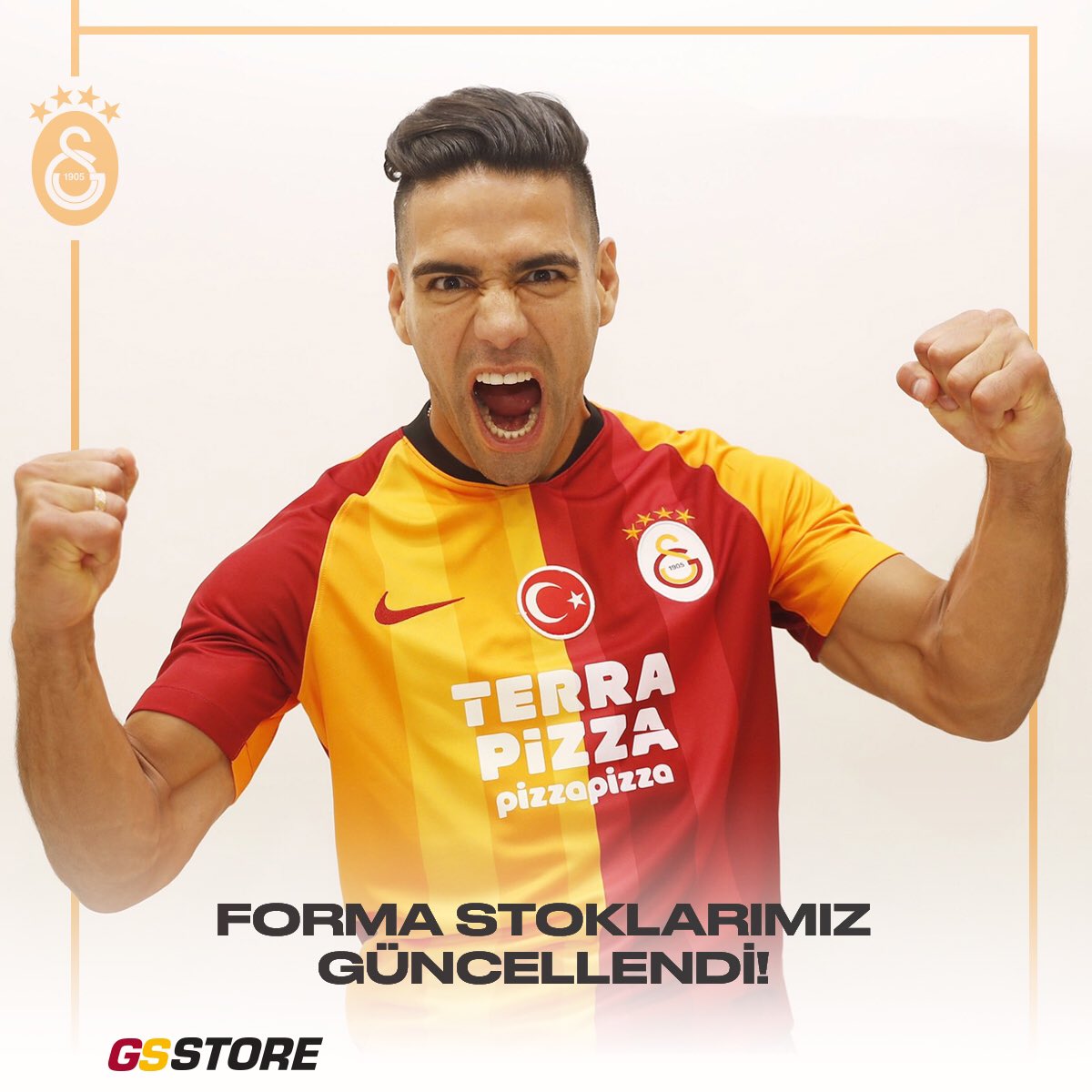 🔥Forma stoklarımız güncellendi. #AslanKükre 🛒 GSStore.org/Falcao