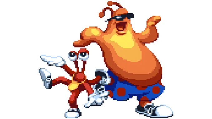 【メガドライブ】トージャム&amp;アール
【GENESIS】ToeJam &amp; Earl
 #SEGA #ドット絵 #pixelart 