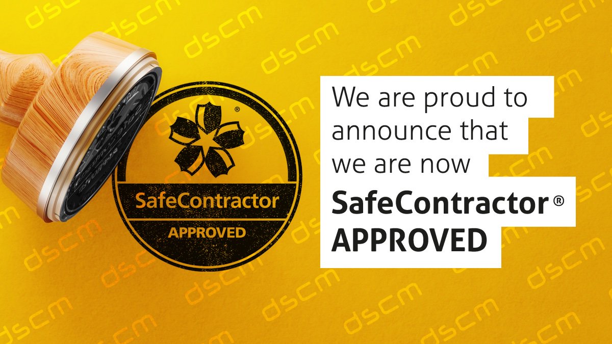 DSCMtweet's tweet photo. We are proud to announce that we are now
SafeContractor® APPROVED✔️🛡️#safecontractor @safe_contractor https://t.co/EVxistd3yX
