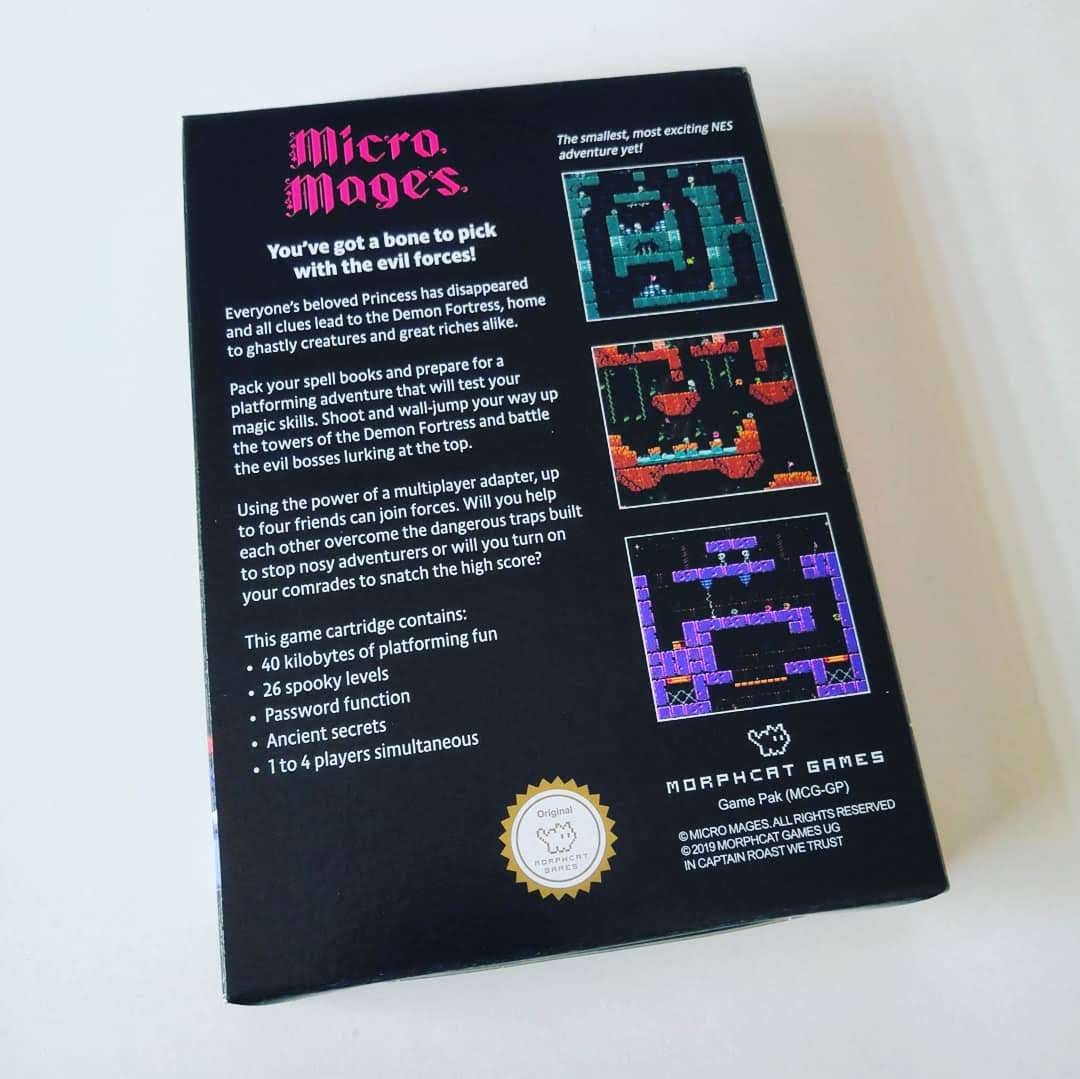 Maelstrom06's tweet photo. Al fin llegó mi #kickstarter de Micro Mages. Un juego nuevo para la mítica #NES para hasta 4 jugadores. Toca retomar el vicio 😆🕹️
#micromages #morphcatgames #nintendo #retro #retrogames https://t.co/90n1nU3ppn
