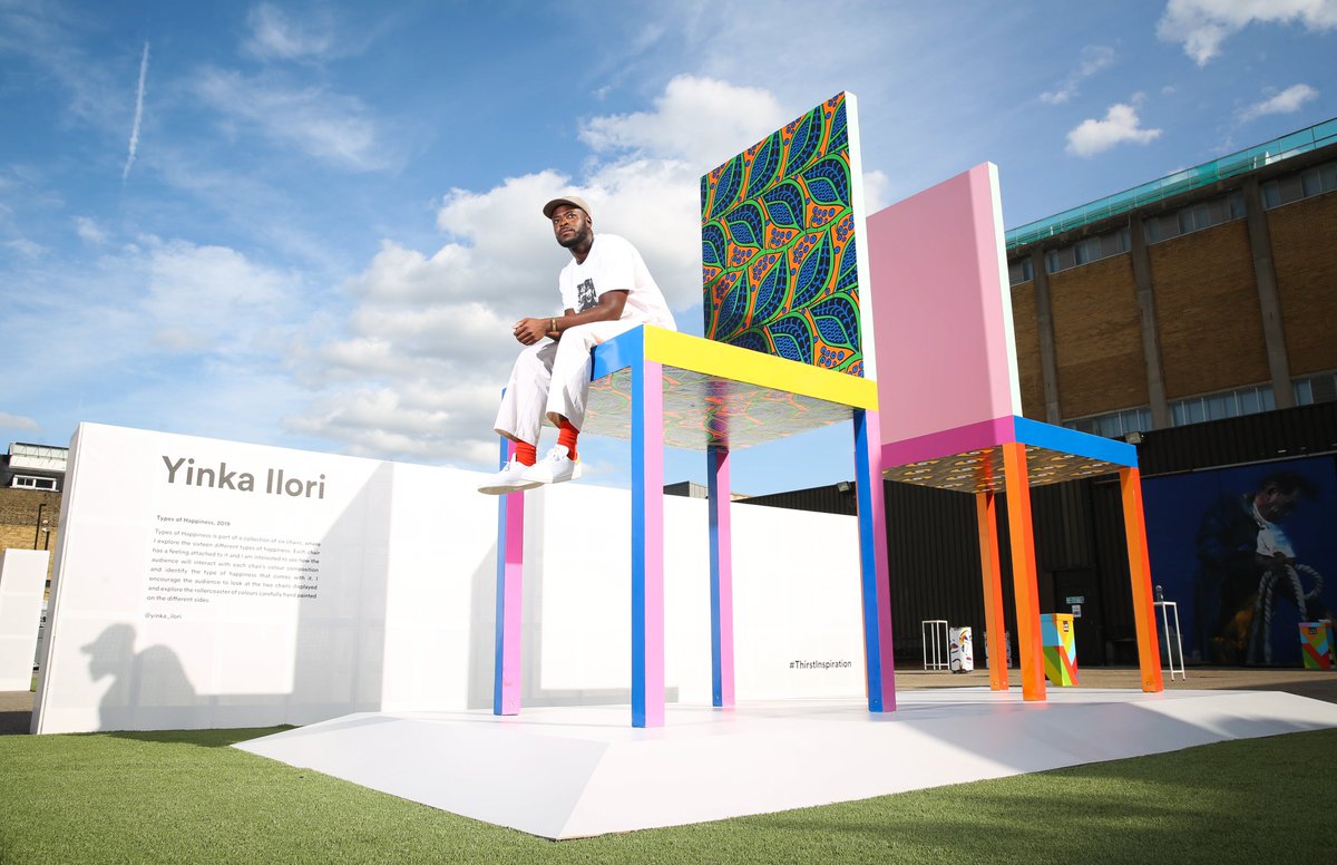 TurkishTradeCen's tweet photo. Don’t miss @YinkaIlori_ in conversation with @dezeen’s @tomravenscroft , discussing all things #colour as part of this year’s @L_D_F programme at the #TurkishTradeCenter in #London. https://t.co/w88qnybXdo 
#LDF19 #tomravenscroft #YinkaIlori_ https://t.co/TEdNDIaCHn