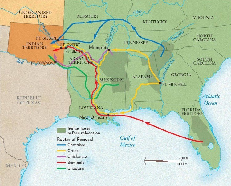 OSCURA REALIDAD vs LEYENDA NEGRASendero de las Lágrimas , la ruta del destierro de los indios norteamericanos.Las condiciones del viaje acabaron con un gran número de ellos. https://www.labrujulaverde.com/2016/09/sendero-de-las-lagrimas-la-ruta-del-destierro-de-los-indios-norteamericanos