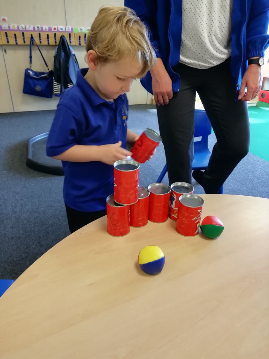 SparrowClass's tweet image. We have loved having the Sparrows back in class today #exploring #playandlearning