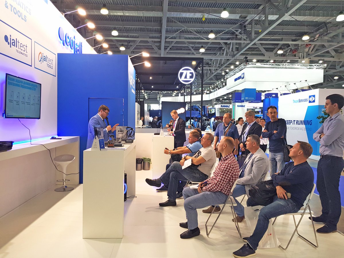 jaltest's tweet photo. 📢 RIGHT HERE, RIGHT NOW!
🔵 COMTRANS
🇷🇺 Moscow, Russia
🗓 September, 3-7
📍 Hall 15, Stand 420
#Cojali #Jaltest #JaltestTelematics #Comtrans https://t.co/N62XsqG72S
