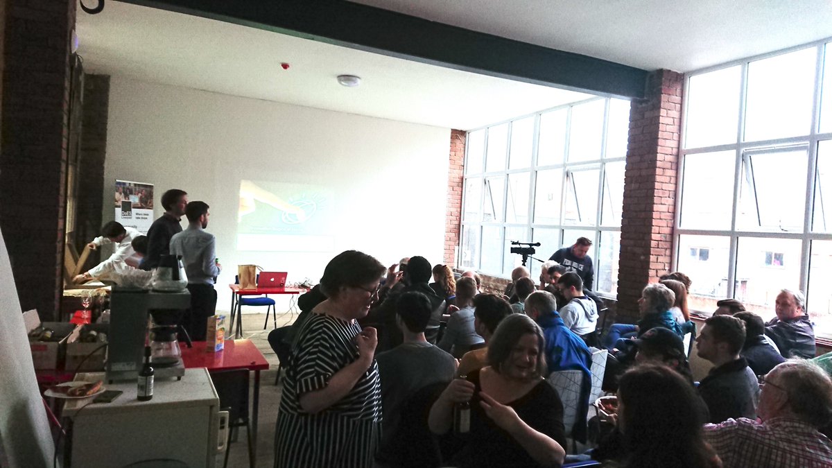 DoESLiverpool's tweet image. Our fantastic events room has some daytime slots available for booking. Great size, wheelchair accessible, lovely natural light (and black-out blinds too!) And of course our best in the city internet connection and coffee. Email hello@doesliverpool.com with questions or to book.