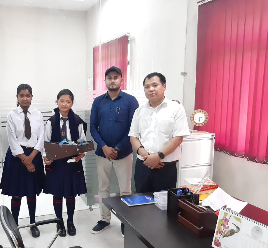 aic_smutbi's tweet photo. On the 2nd of September, 2019 Government Senior Secondary School Yangang visited AIC-SMUTBI for a mentorship interaction with the CEO, Prof. (Dr.) Tejbanta S. Chingtham. @NITIAayog @AIMtoInnovate #AIC #AIM #AtalTinkeringLab #NITIAAYOG #WorldClassIncubators #AIMtoInnovate #SMUTBI https://t.co/a7jLWs1Xv9