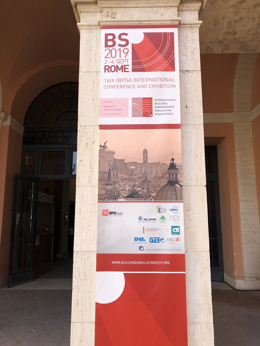 marco_dp93's tweet image. Here we are! It’s an honor to present our contribution at #BS2019Rome. So proud of our work. @IbpsaC @IBPSA 

#Buildingsimulation #rome #bsrome #environmentaldesign #sustainability