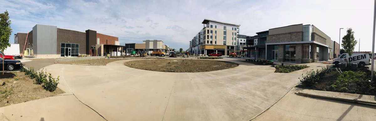 Watching The Yard <a href="/FishersDistrict/">Fishers District</a> come together—Stay tuned for updates on which restaurants will open first this fall!