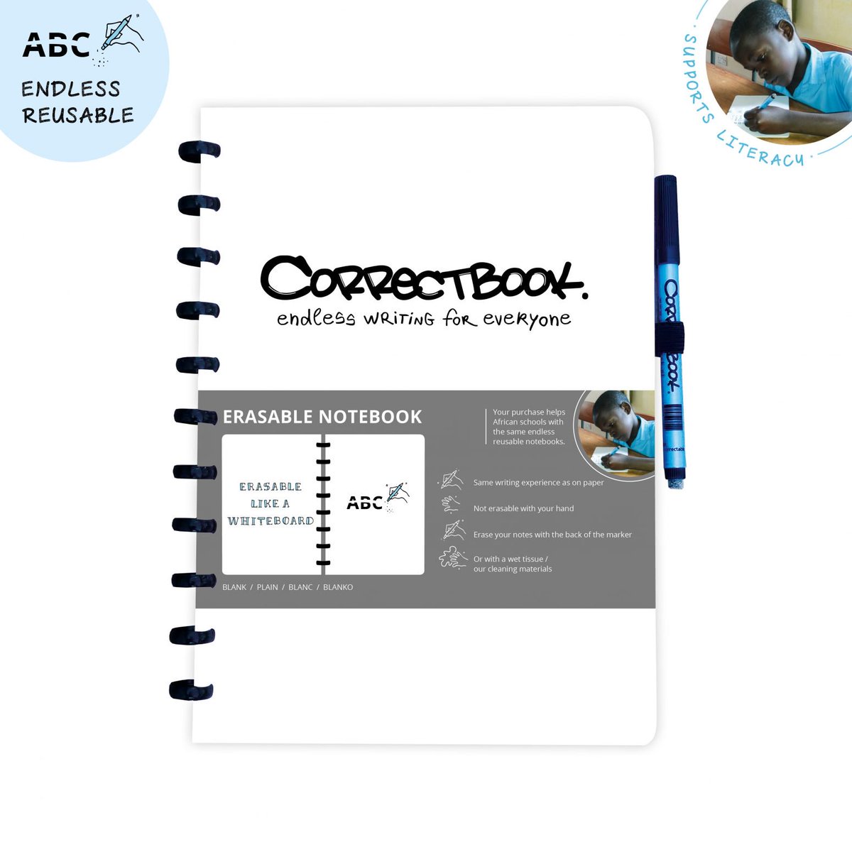 fairfrogNL's tweet photo. Check out dit mooie product uit onze collectie: Correctbook A4 White van CorrectBook op https://t.co/Z0govxwlP6
#kantoorbenodigdheden #kantoor #wonen #notebook #stiften #correctbook #schrijfboek https://t.co/a7NZqUuIxs