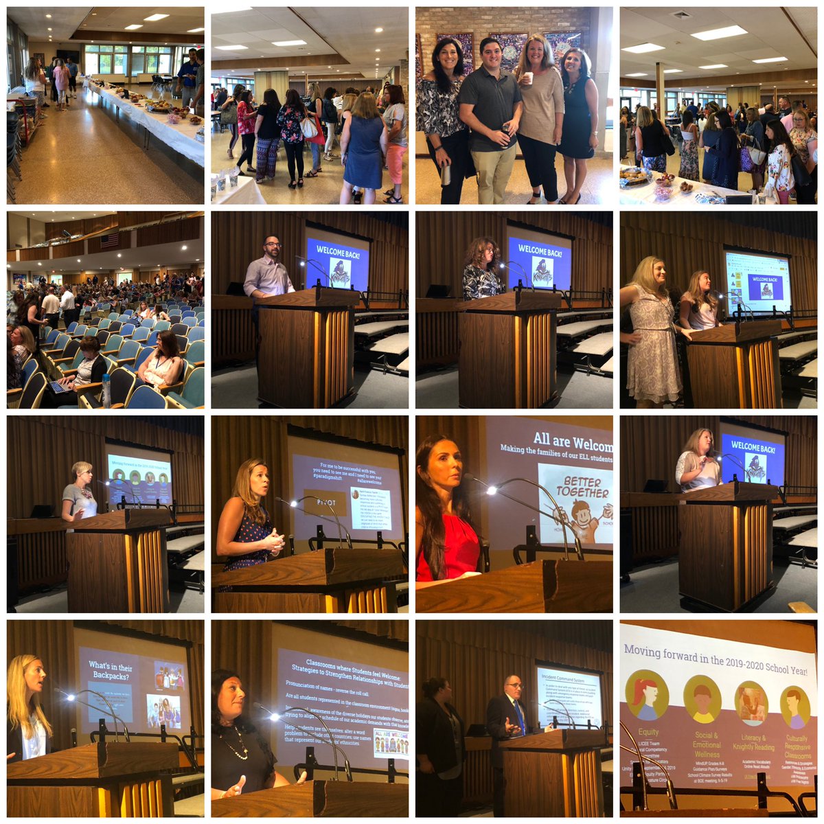 GreatNeck_Super's tweet photo. Superintendent’s Conference Day 2019. Thank you to all who shared wisdom and well wishes, particularly our Equity Partners! #WelcomeBack2019 #EquityPartners #AllAreWelcome #AFocusedFuture #ClearVisionForClassOf2020 https://t.co/gymnAgGlSh