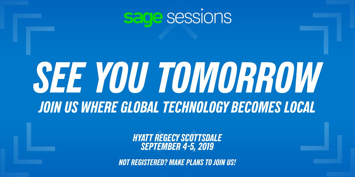 SageUSAmerica's tweet photo. We are here in Scottsdale! Can't wait for #SageSessionsX3 to begin tomorrow! https://t.co/oDBbLC9M61