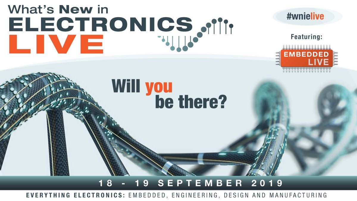 cwchamber's tweet photo. WNIE Live 2019 | We are very excited to be welcoming @WhatsNewInElec to our region this month.
Taking place on the 18th & 19th Sept at @NAECStoneleigh, we are supporting the #NetworkingZone at the event!
More info and register for your free place at https://t.co/pYzlsq0UG9 https://t.co/Lz0hR343YK