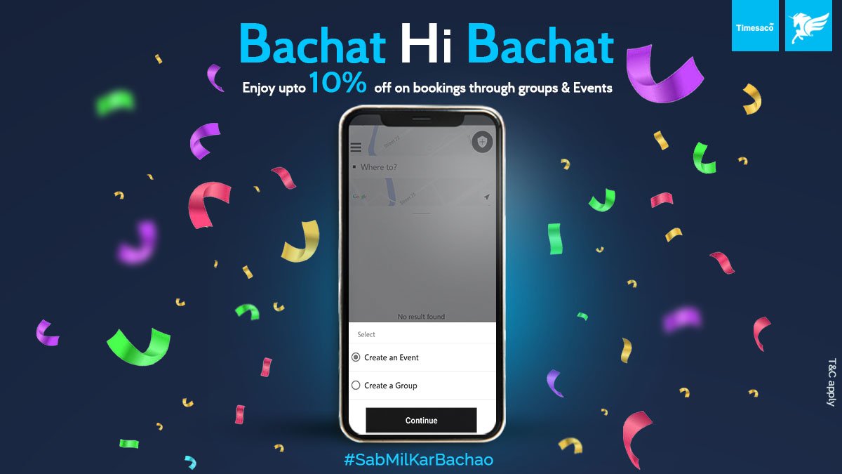TimesacoPak's tweet photo. Ab Sab Mil Kar Bachaaynge,
An Offer For Everyone ;) 1/3

#SabMilKarBachao #Timesaco #Buraq

*T&amp;C's:
-Discount: Upto 10% off on bookings through groups/events 
-Service: Buraq Taxi Service
-Vehicle Category: All
-Area: No Area Limit
-Validity: 1 year
-Usage per person: Unlimited https://t.co/l0Cmg1n74C