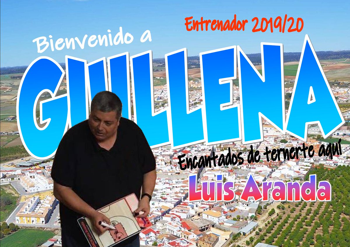 Estamos orgullosos de presentar al que será el entrenador del CDB Guillena 2019/19. Tenemos la inmensa suerte de poder contar con:

🏀Luis Aranda🏀

Entrenador superior con una extensa y exitosa carrera en los banquillos.

#SomosCDBGuillena
