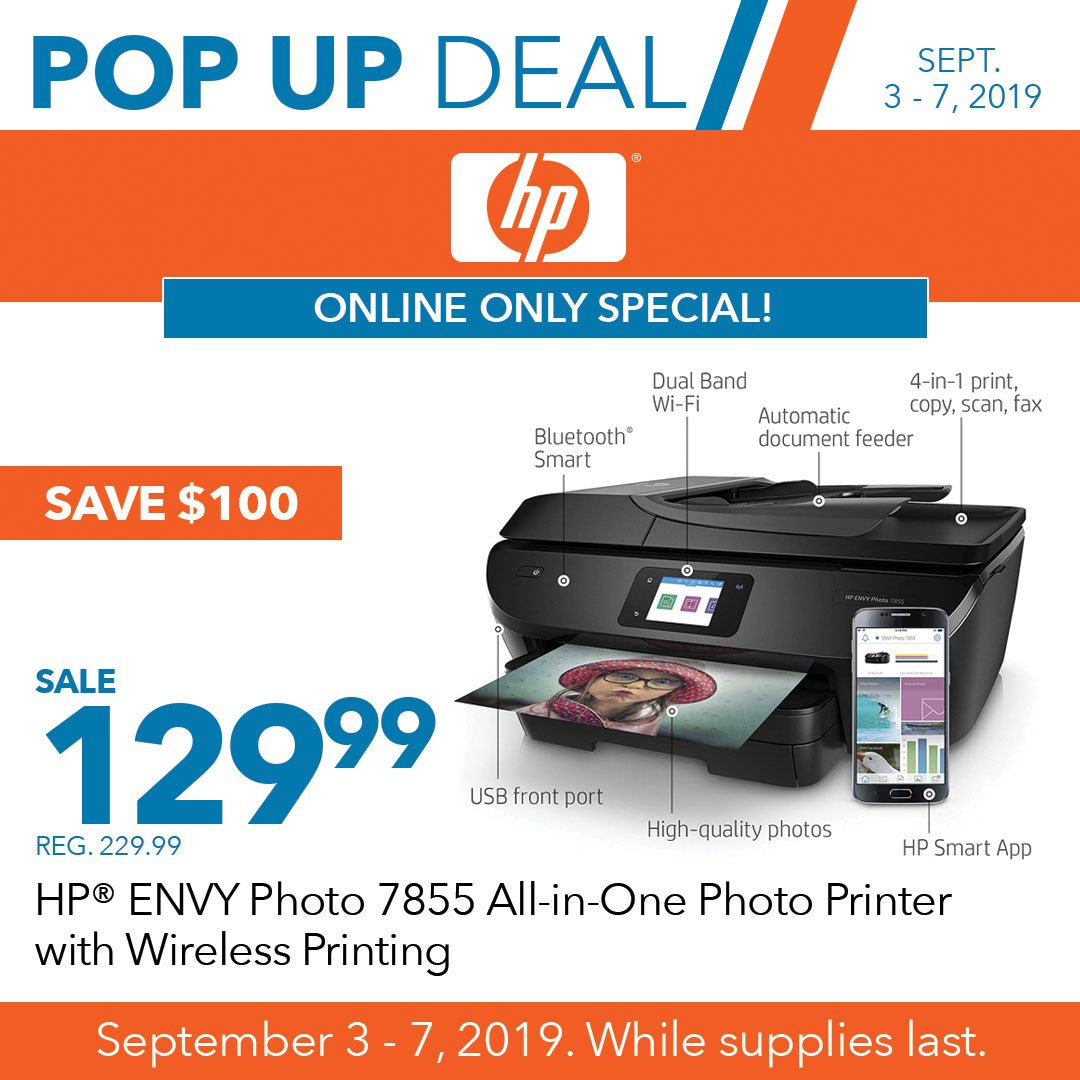 hp printer bluetooth smart is turning on