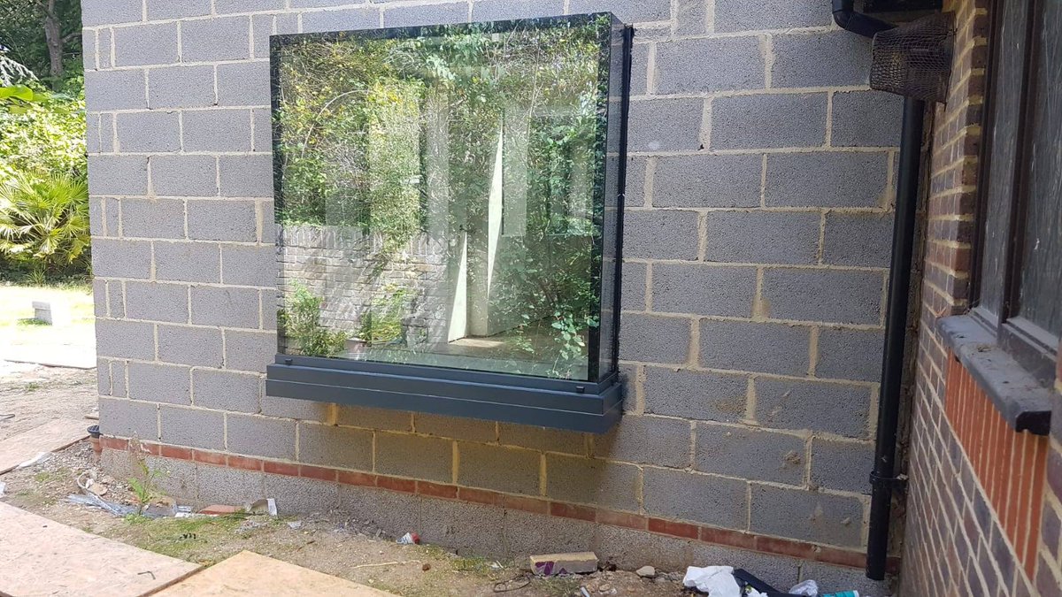 1st Folding Another Glass Window Seat Installed Over The Next Few Days You Will See Other Variations Of Our Window Seat Including Flat Top And Angled More Examples Soon Frameless